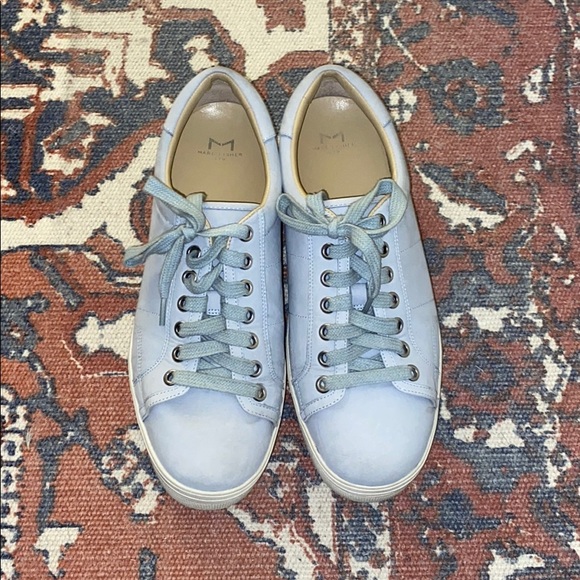 Marc Fisher Blue Platform Sneakers Sz. 8 - Picture 2 of 5